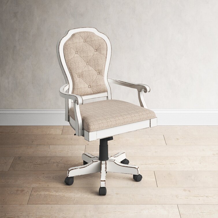 Antique white office chair hot sale